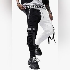 Amazon Black and White Men's Cargo Pants